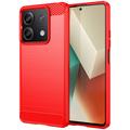 Xiaomi Redmi Note 13 Gebürstete TPU Hülle - Karbonfaser