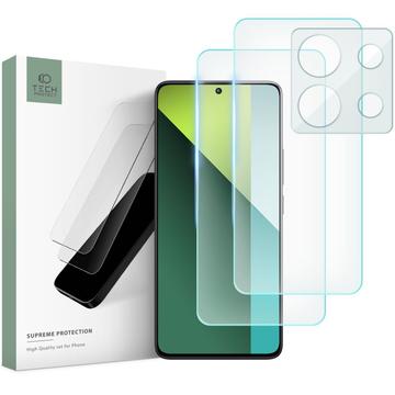 Xiaomi Redmi Note 13 Pro/Poco X6 Tech-Protect Supreme Schutz-Set - Durchsichtig