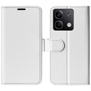 Xiaomi Redmi Note 13 Wallet Hülle mit Magnetverschluss - Weiß