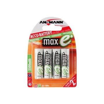 Ansmann maxE AA Wiederaufladbare NiMH-Akkus - 2500mAh - 4 Stk.