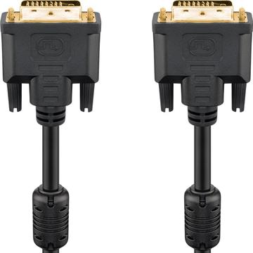 Goobay Dual Link DVI-D Full HD Kabel - 10m - Vergoldet