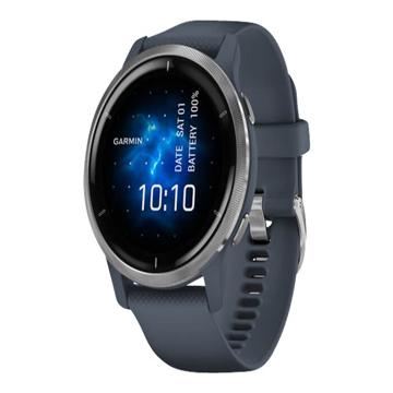 Garmin Venu 2 Sportuhr – 45 mm – Blau/Silber