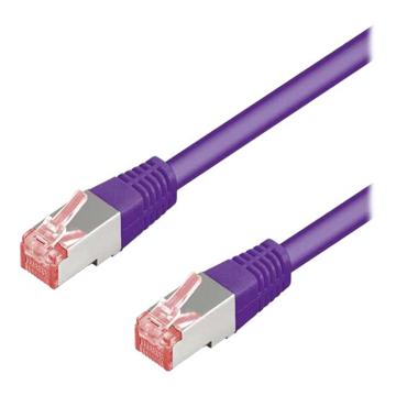 goobay CAT 6 Pairs in Metallfolie = PiMF (Adernpaare in Schirmfolie) 2m Netzwerkkabel