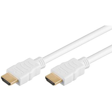 Goobay HDMI 2.0 Kabel mit Ethernet - 10m - Weiß