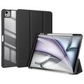 iPad Air 13 (2024) Dux Ducis Toby Tri-Fold Smart Folio Hülle - Schwarz