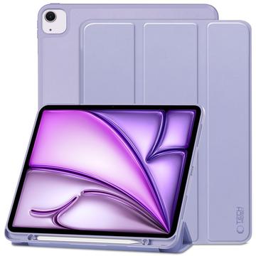 iPad Air 13 (2024) Tech-Protect SmartCase Pen Dreifach faltbare Folio-Hülle - Violett