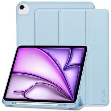 iPad Air 13 (2024) Tech-Protect SmartCase Pen Dreifach faltbare Folio-Hülle - Himmelblau