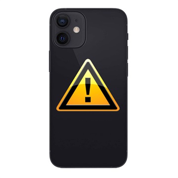 iPhone 12 Akkufachdeckel Reparatur - inkl. Rahmen - Schwarz