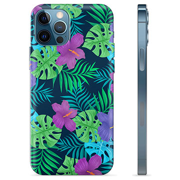 iPhone 12 Pro TPU Hülle - Tropische Blumen