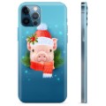 iPhone 12 Pro TPU Hülle - Winter Schweinchen
