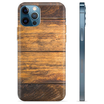 iPhone 12 Pro TPU Hülle - Holz