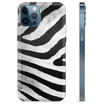 iPhone 12 Pro TPU Hülle - Zebra