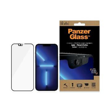 iPhone 13 Pro Max Panzerglas Case Friendly CamSlider Panzerglas - 9H - Schwarz Rand