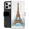 iPhone 13 Pro Premium Schutzhülle mit Geldbörse - Paris