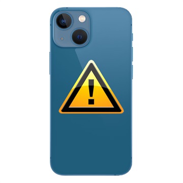 iPhone 13 mini Akkufachdeckel Reparatur - inkl. Rahmen - Blau