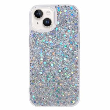 iPhone 14 Glitter Flakes TPU Hülle