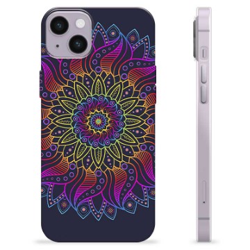 iPhone 14 Plus TPU Hülle - Buntes Mandala