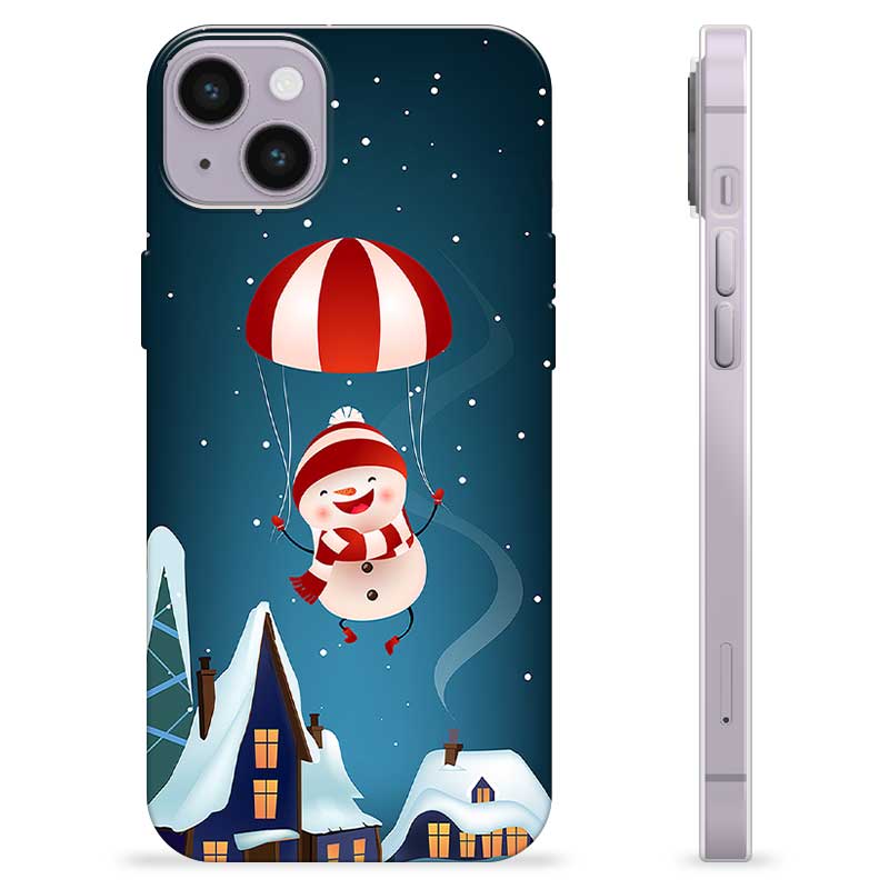 iPhone 14 Plus TPU Hülle - Schneemann