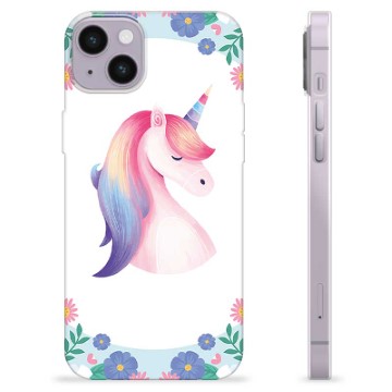 iPhone 14 Plus TPU Hülle - Einhorn