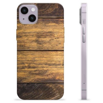 iPhone 14 Plus TPU Hülle - Holz