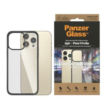 iPhone 14 Pro Max PanzerGlass ClearCase Antibakterielle Hülle - Schwarz / Durchsichtig