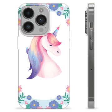 iPhone 14 Pro TPU Hülle - Einhorn