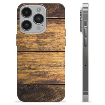 iPhone 14 Pro TPU Hülle - Holz