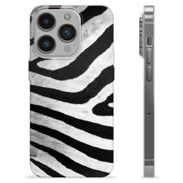 iPhone 14 Pro TPU Hülle - Zebra