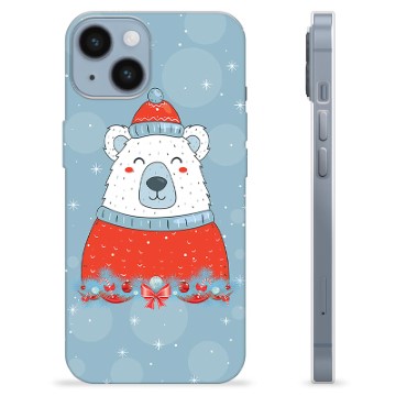 iPhone 14 TPU Hülle - Weihnachtsbär