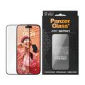 iPhone 15 PanzerGlass Ceramic Protection Ultra-Wide Fit EasyAligner Displayschutzfolie - 9H - Schwarzer Rand