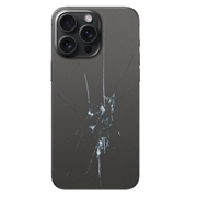 iPhone 15 Pro Rückseiten-Cover Reparatur - nur Glas - Schwarz