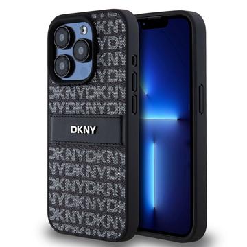 iPhone 15 Pro Max DKNY Repeat Pattern Tonal Stripe Cover