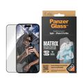 iPhone 15 Pro Max PanzerGlass Matrix D3O UWF Displayschutzfolie mit AlignerKit - Schwarzer Rand