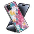 iPhone 15 Pro Max Stylish Ultra-Slim TPU Hülle - Regenbogenraute