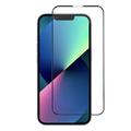 iPhone 16 Lippa 2.5D Full Cover Displayschutzfolie aus gehärtetem Glas - 9H - Schwarzer Rand