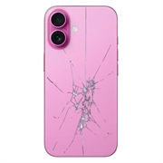 iPhone 16 Rückseiten-Cover Reparatur - nur Glas - Rosa