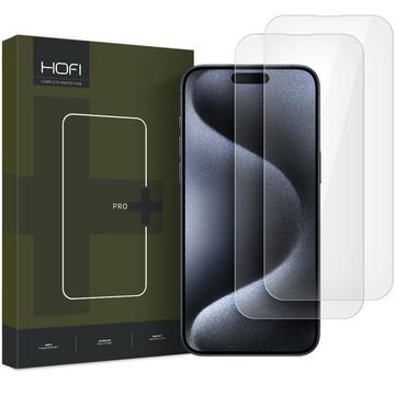 iPhone 16 Hofi Premium Pro+ Panzerglas - 2 Stk - Durchsichtig