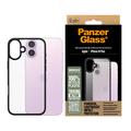 iPhone 16 Plus PanzerGlass HardCase Hülle  - Schwarz / Transparent