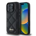 iPhone 16 Pro Guess Quilted Hülle - Schwarz