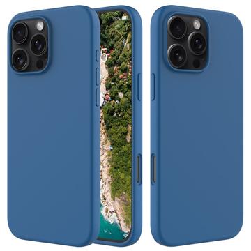 iPhone 16 Pro Max Liquid Silikonhülle - Blau