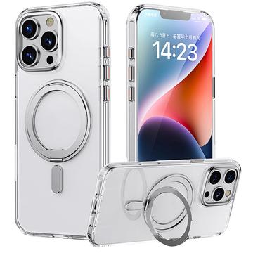 iPhone 16 Pro Max Magnetische Kickstand-Hybridhülle - Durchsichtig