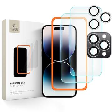 iPhone 16 Pro Max Tech-Protect Supreme Schutz-Set - Durchsichtig