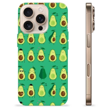 iPhone 16 Pro TPU Hülle - Avocado Muster