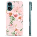 iPhone 16 TPU Hülle - Aquarell Blumen