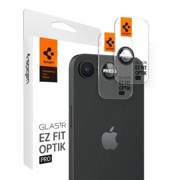 iPhone 16e Spigen Glas.tR Ez Fit Optik Pro Kameraobjektiv Panzerglas - Schwarz