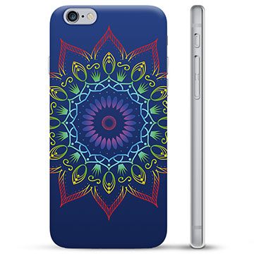 iPhone 6 / 6S TPU Hülle - Buntes Mandala