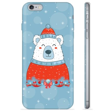 iPhone 6 / 6S TPU Hülle - Weihnachtsbär