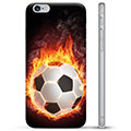 iPhone 6 / 6S TPU Hülle - Fußball Flamme