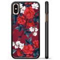 iPhone X / iPhone XS Schutzhülle - Vintage Blumen