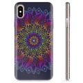 iPhone XS Max TPU Hülle - Buntes Mandala